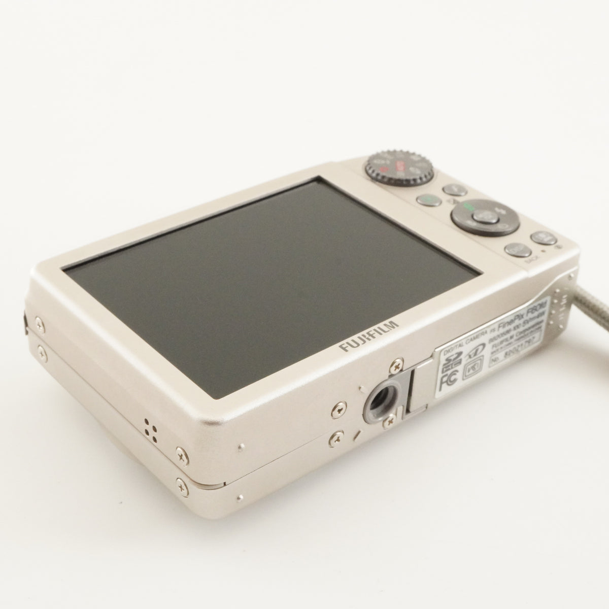 FUJIFILM FINEPIX F60fd Silver + 4GB SDHC Card Digital Camera from Japan #13181