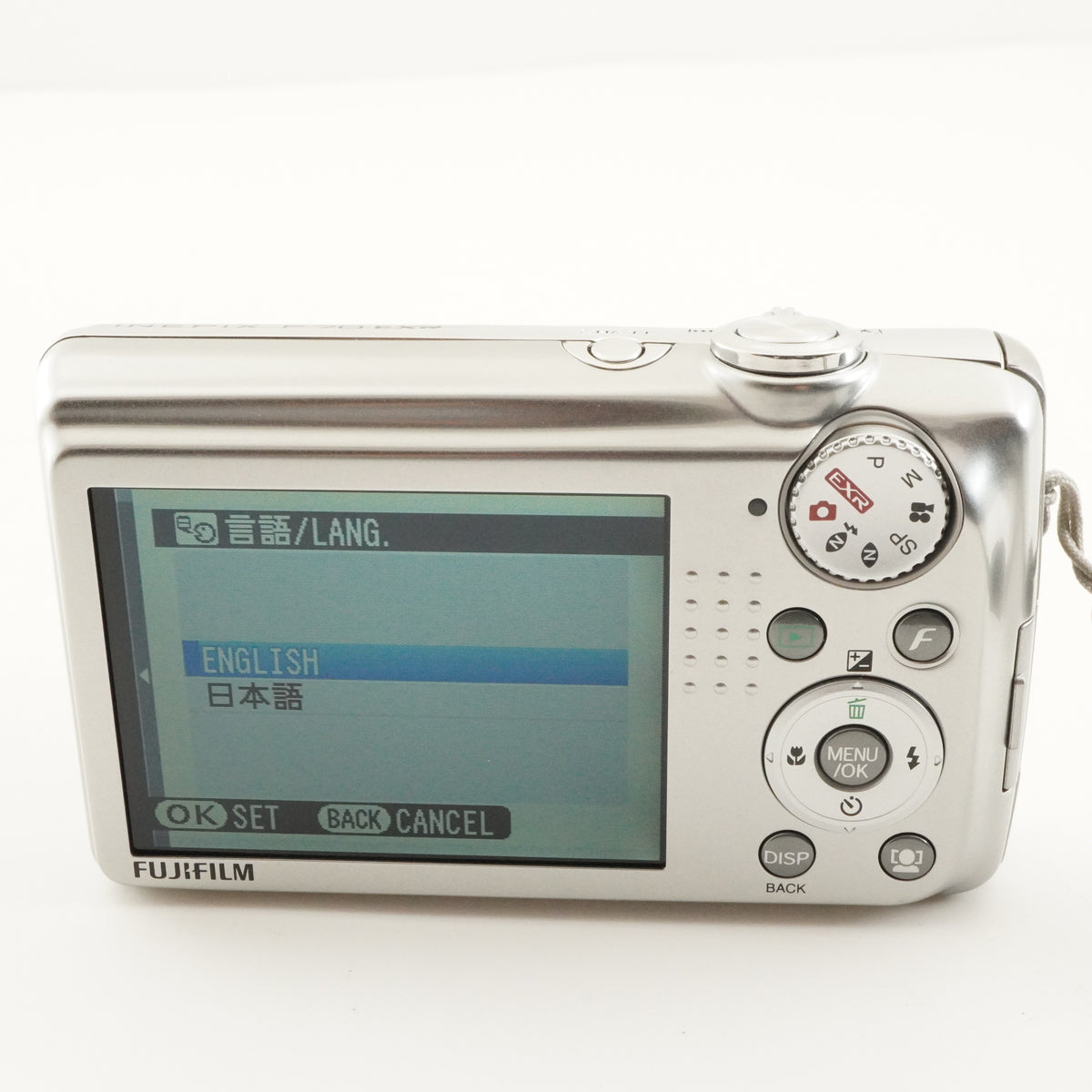 FUJIFILM FINEPIX F70 EXR Silver + 4GB SDHC Card Digital Camera from Japan #13193