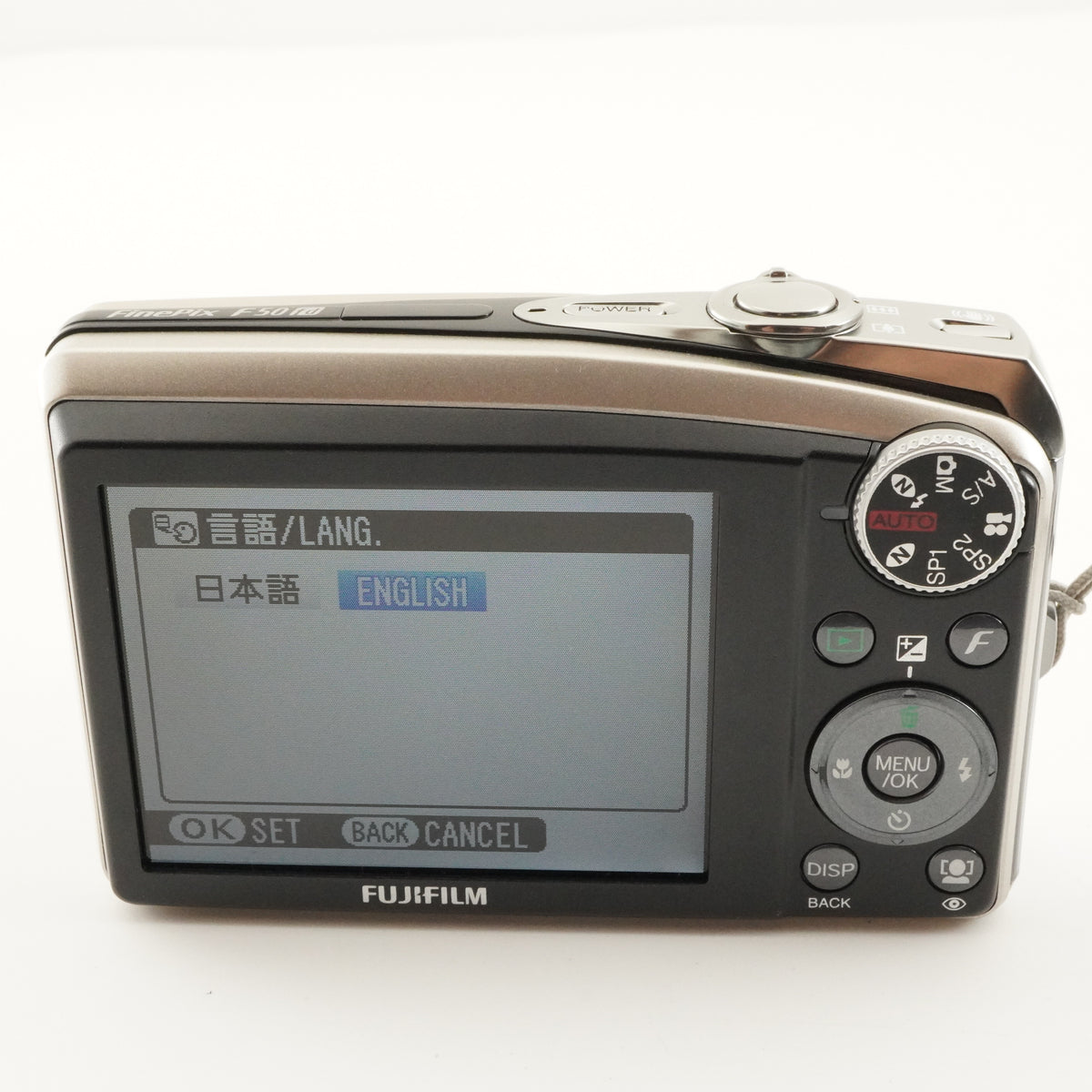 FUJIFILM FINEPIX F50fd Gold + 4GB SDHC Card Digital Camera from Japan #13194