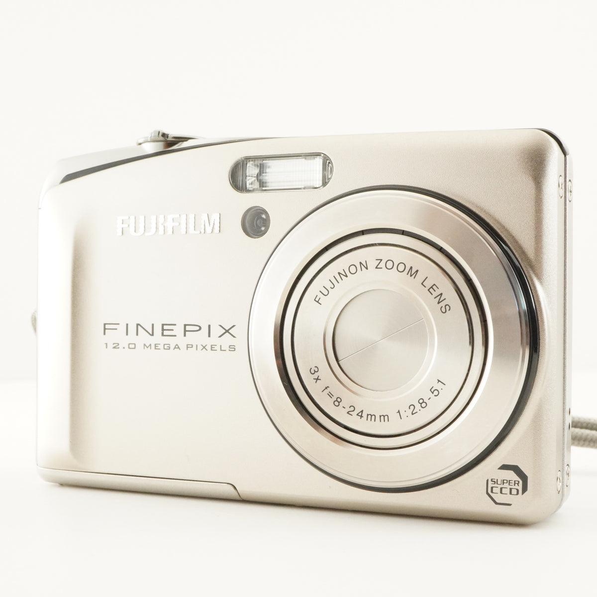 FUJIFILM FINEPIX F50fd Gold + 4GB SDHC Card Digital Camera from Japan #13194