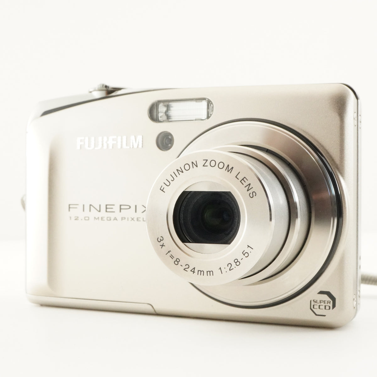 FUJIFILM FINEPIX F50fd Gold + 4GB SDHC Card Digital Camera from Japan #13194