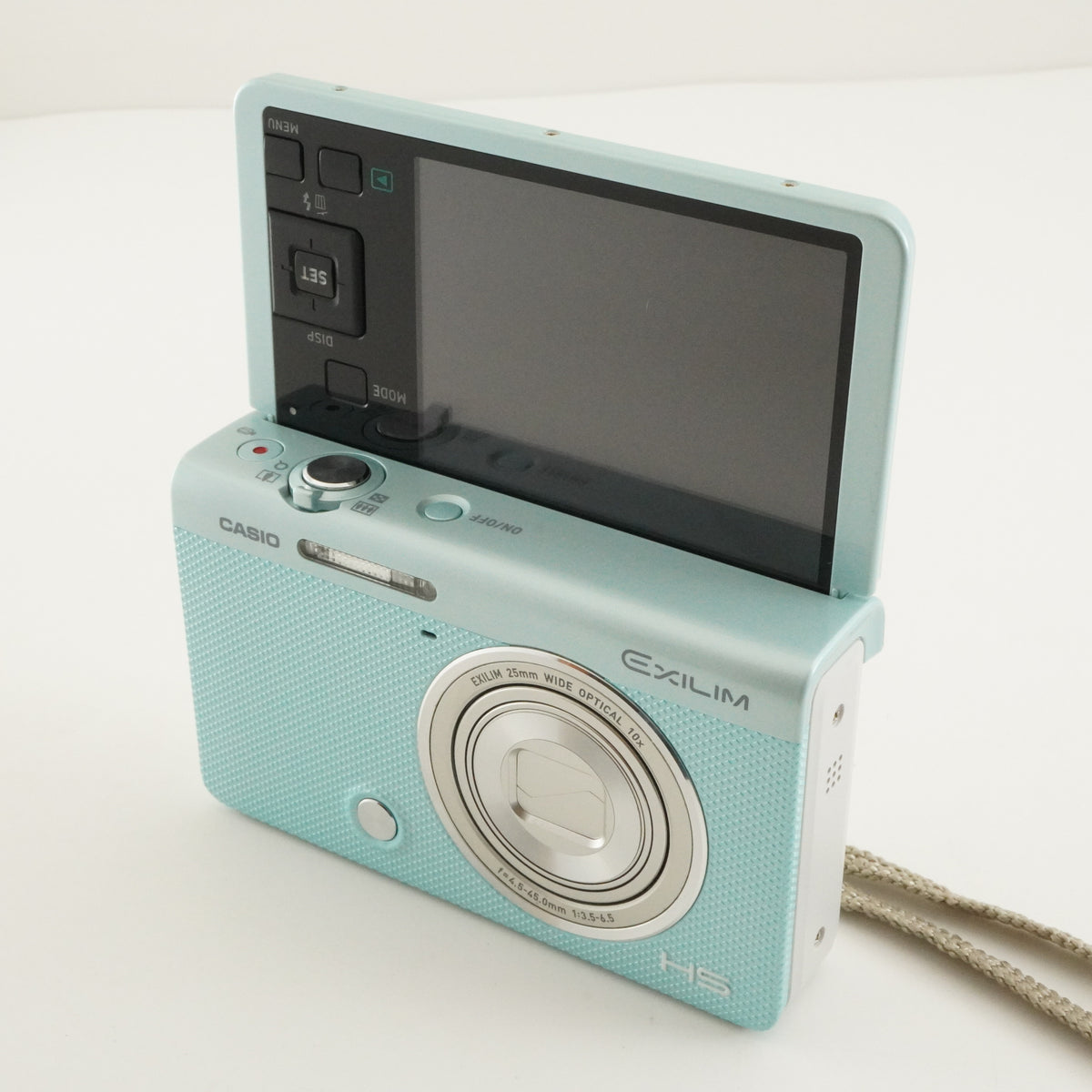 CASIO EXILIM EX-ZR60 Green + 4GB SDHC Card Digital Camera from Japan #13248