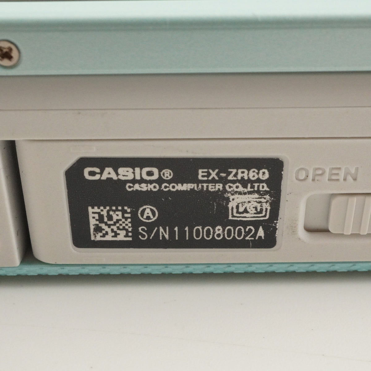 CASIO EXILIM EX-ZR60 Green + 4GB SDHC Card Digital Camera from Japan #13248