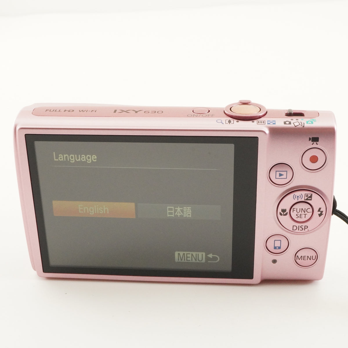 Canon IXY 630 Pink + 4GB SDHC Card Compact Digital Camera from Japan #13250