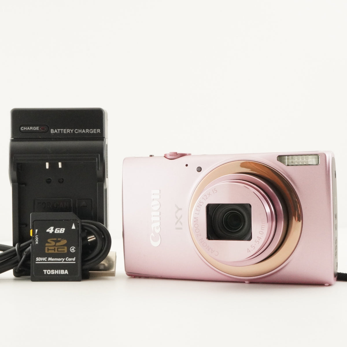 Canon IXY 630 Pink + 4GB SDHC Card Compact Digital Camera from Japan #13250