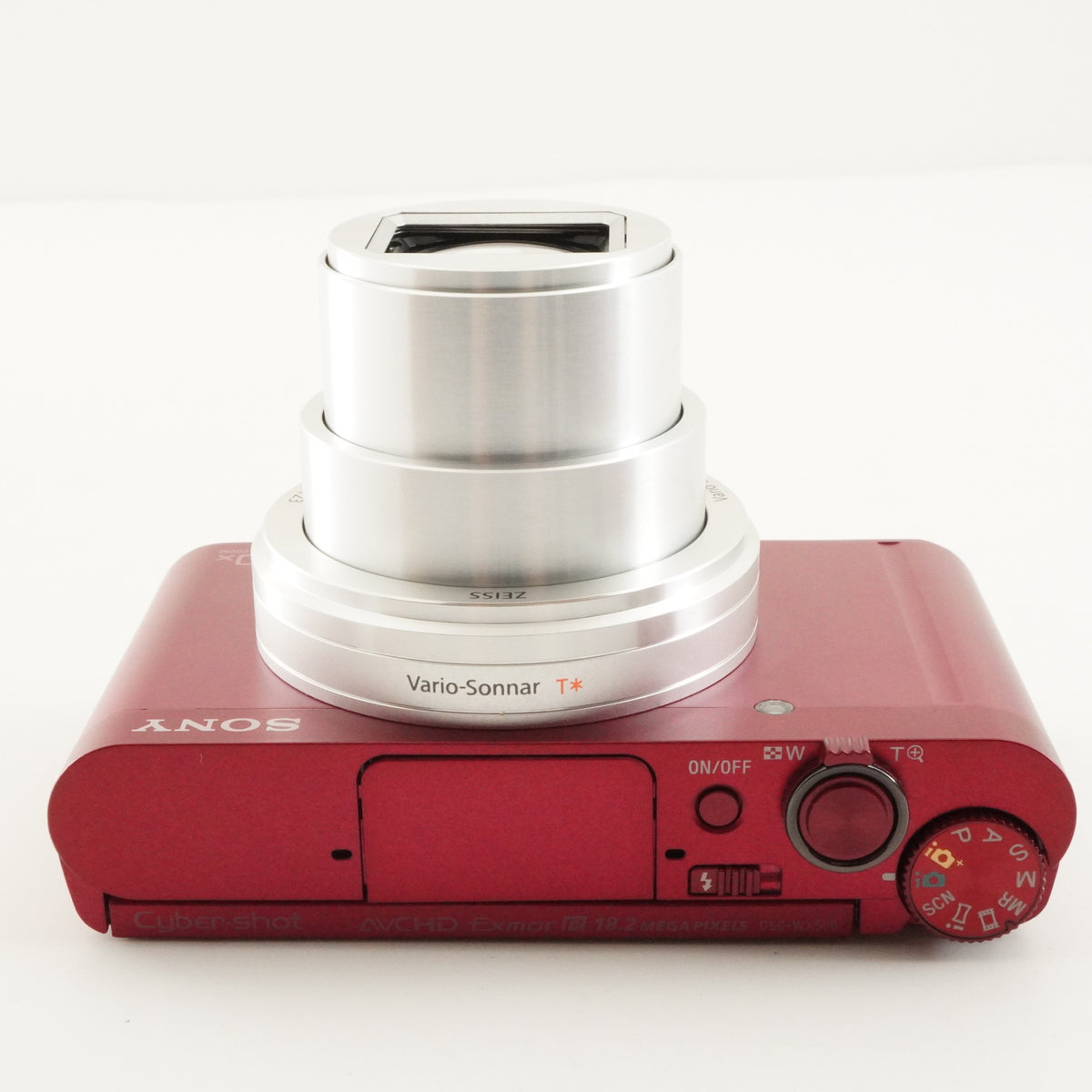 MINT/ SONY Cyber-shot DSC-WX500 Red + Case + 4GB SDHC Card from Japan #13256