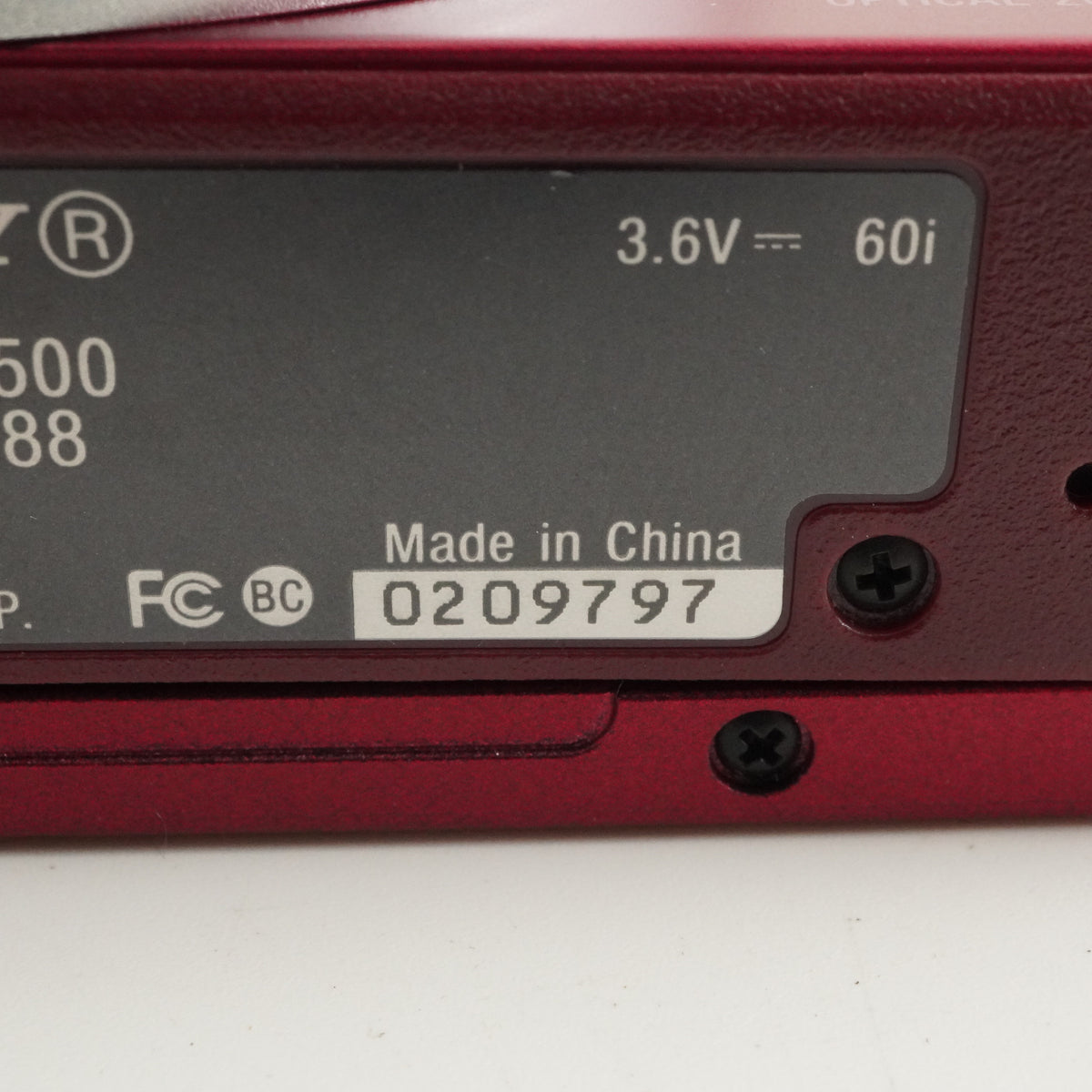 MINT/ SONY Cyber-shot DSC-WX500 Red + Case + 4GB SDHC Card from Japan #13256