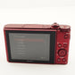 MINT/ SONY Cyber-shot DSC-WX500 Red + Case + 4GB SDHC Card from Japan #13256