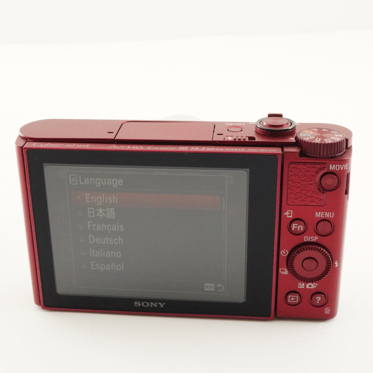 MINT/ SONY Cyber-shot DSC-WX500 Red + Case + 4GB SDHC Card from Japan #13256