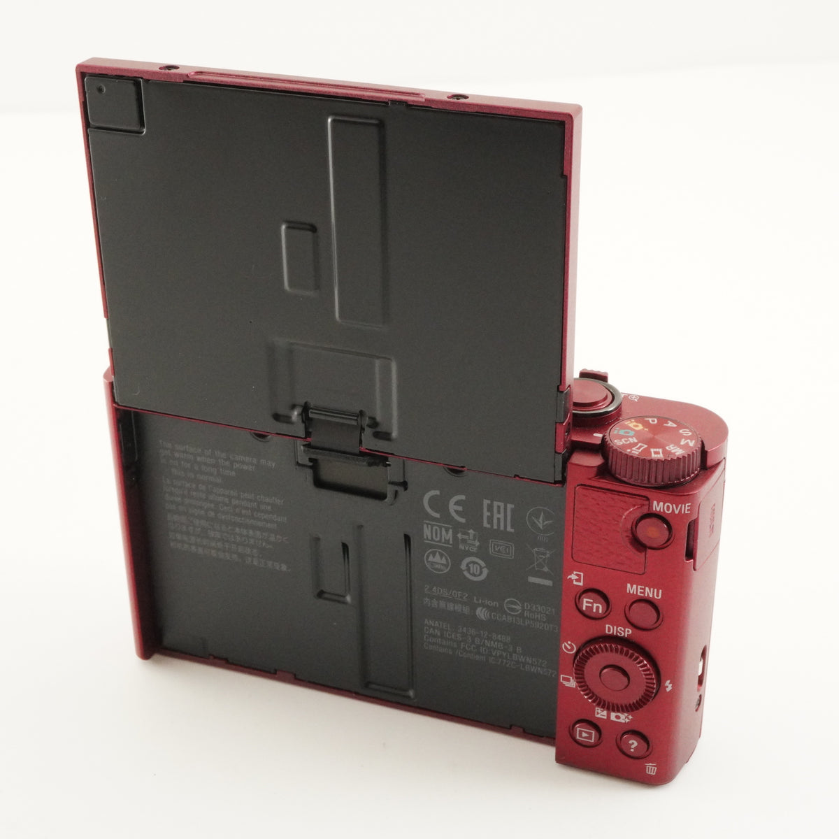 MINT/ SONY Cyber-shot DSC-WX500 Red + Case + 4GB SDHC Card from Japan #13256