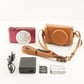 MINT/ SONY Cyber-shot DSC-WX500 Red + Case + 4GB SDHC Card from Japan #13256