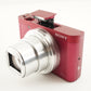 MINT/ SONY Cyber-shot DSC-WX500 Red + Case + 4GB SDHC Card from Japan #13256