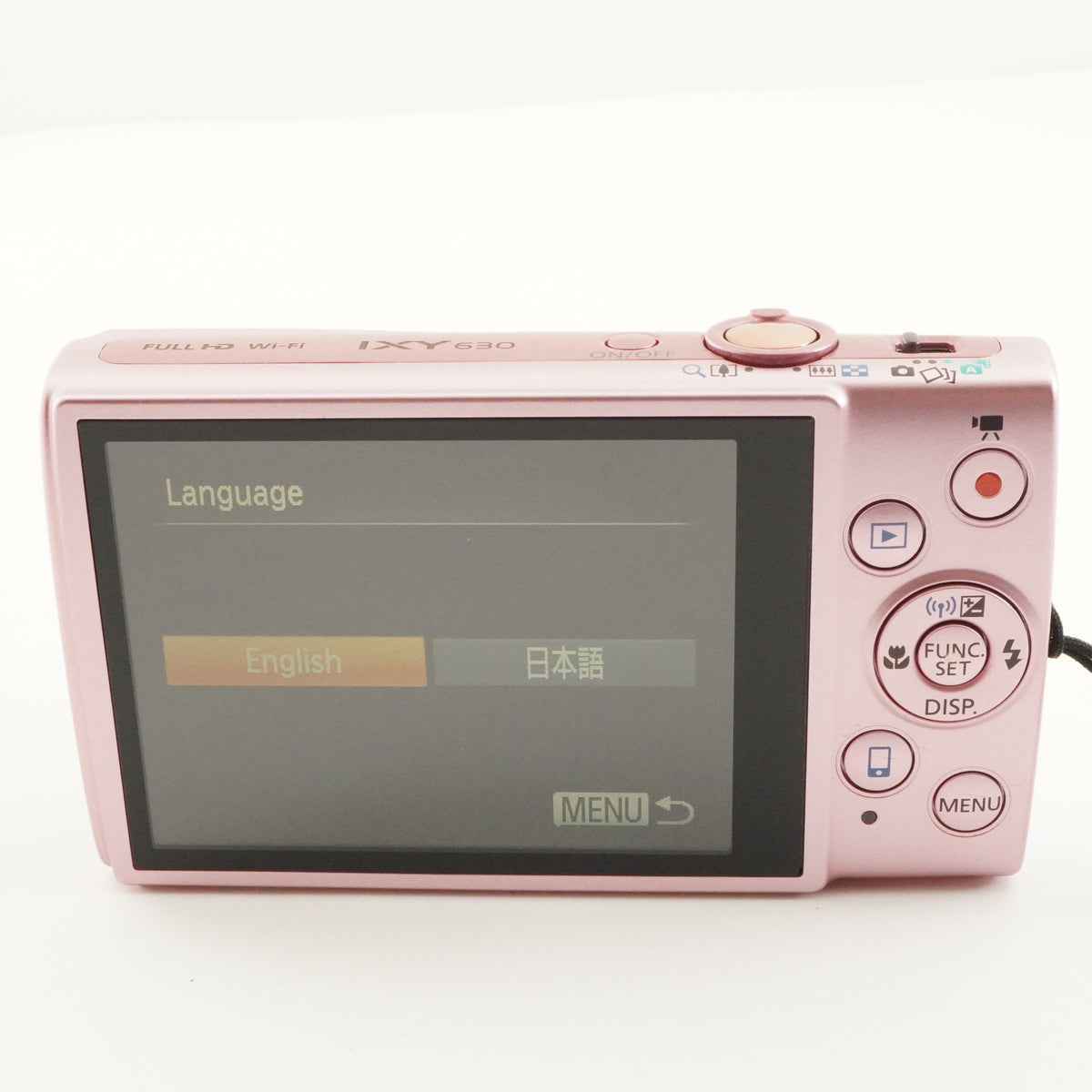 Canon IXY 630 Pink + 4GB SDHC Card Compact Digital Camera from Japan #13257
