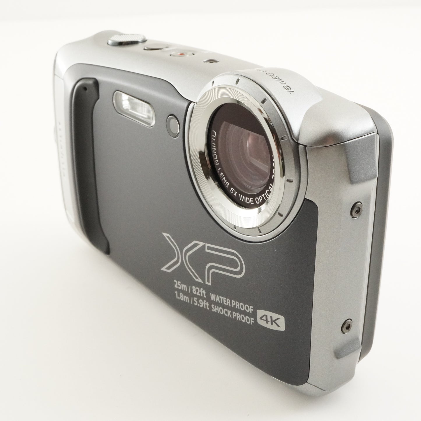 FUJIFILM FinePix XP140 Dark Silver + 4GB SDHC Card from Japan #6883