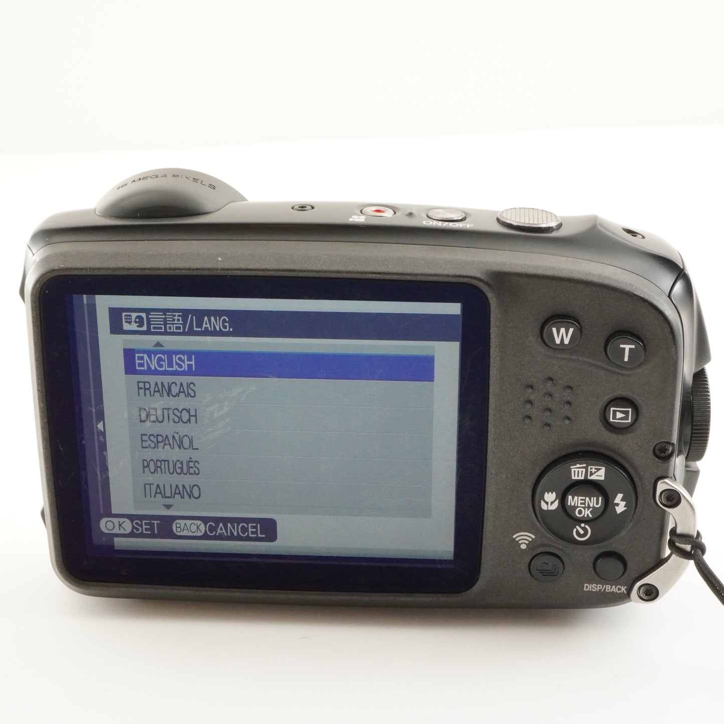 FUJIFILM FinePix XP120 Blue + 4GB SDHC Card Digital Camera from Japan #7176