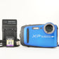 FUJIFILM FinePix XP120 Blue + 4GB SDHC Card Digital Camera from Japan #7176