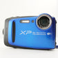 FUJIFILM FinePix XP120 Blue + 4GB SDHC Card Digital Camera from Japan #7176