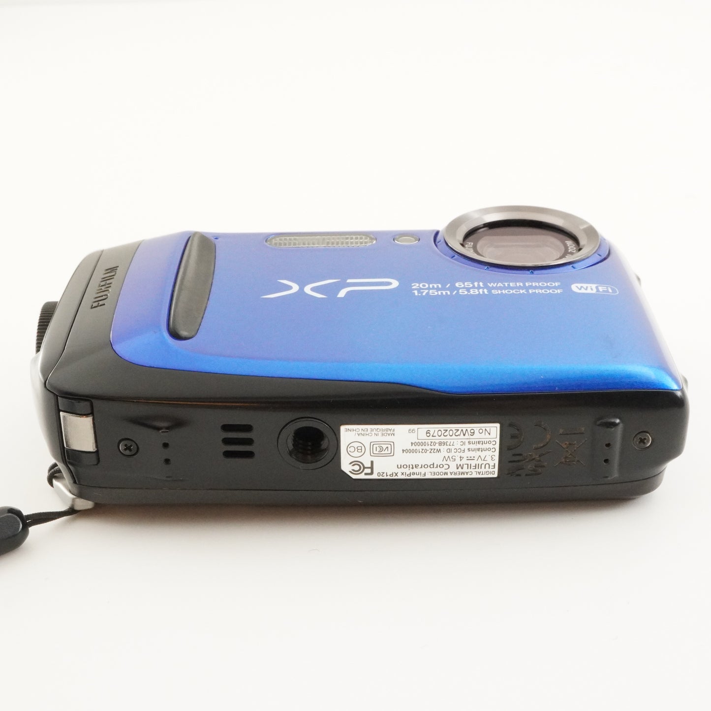 FUJIFILM FinePix XP120 Blue + 4GB SDHC Card Digital Camera from Japan #7176