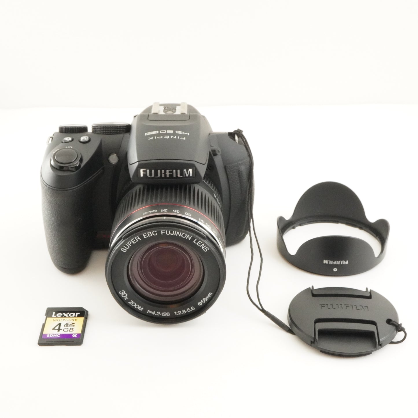 FUJIFILM FinePix HS20 EXR With 4GB SDHC Card Digital Camera from Japan #7219