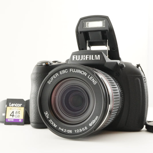 FUJIFILM FinePix HS20 EXR With 4GB SDHC Card Digital Camera from Japan #7219