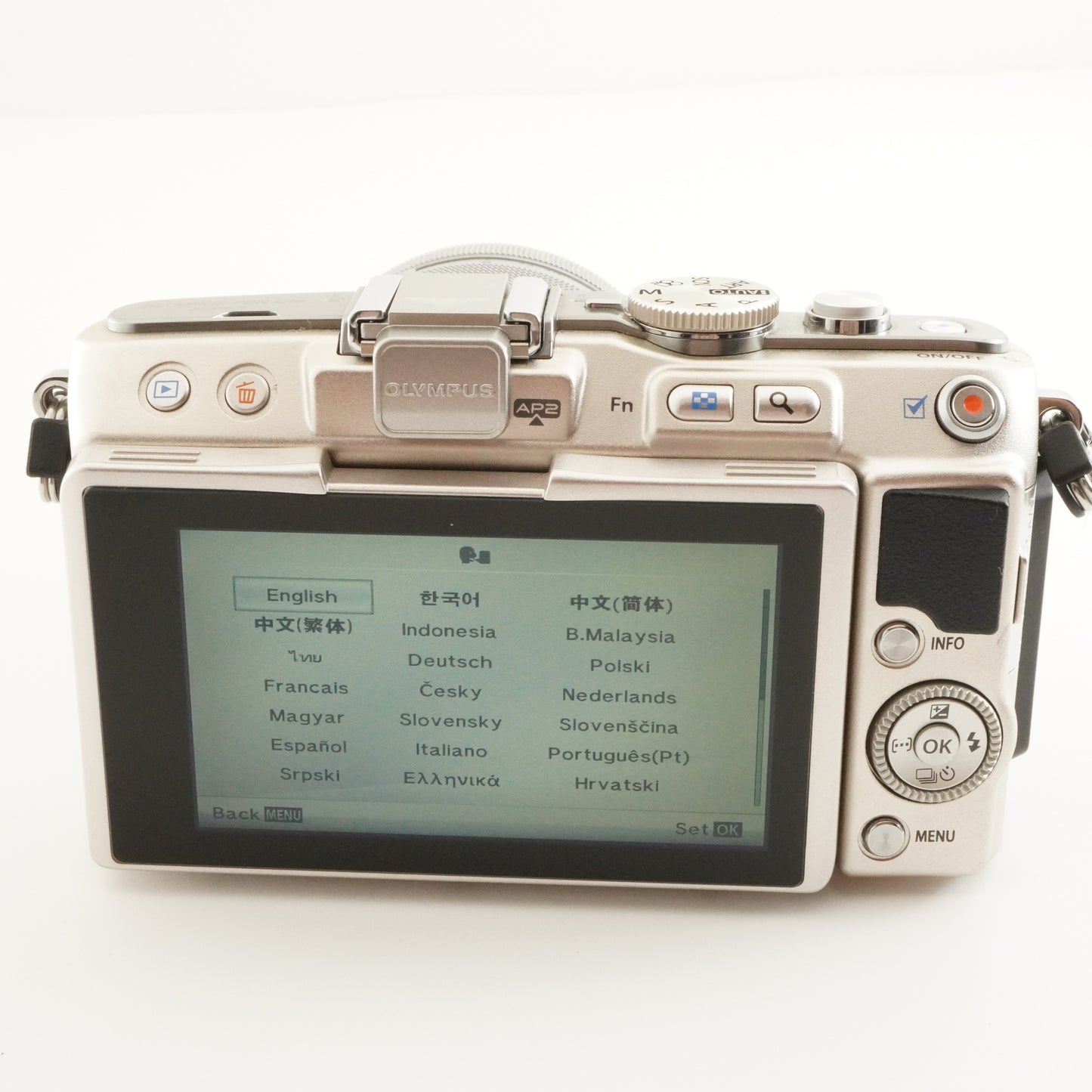 [4,466 Shots] OLYMPUS PEN Lite E-PL5 Silver + 14-42mm In Box from Japan #7234