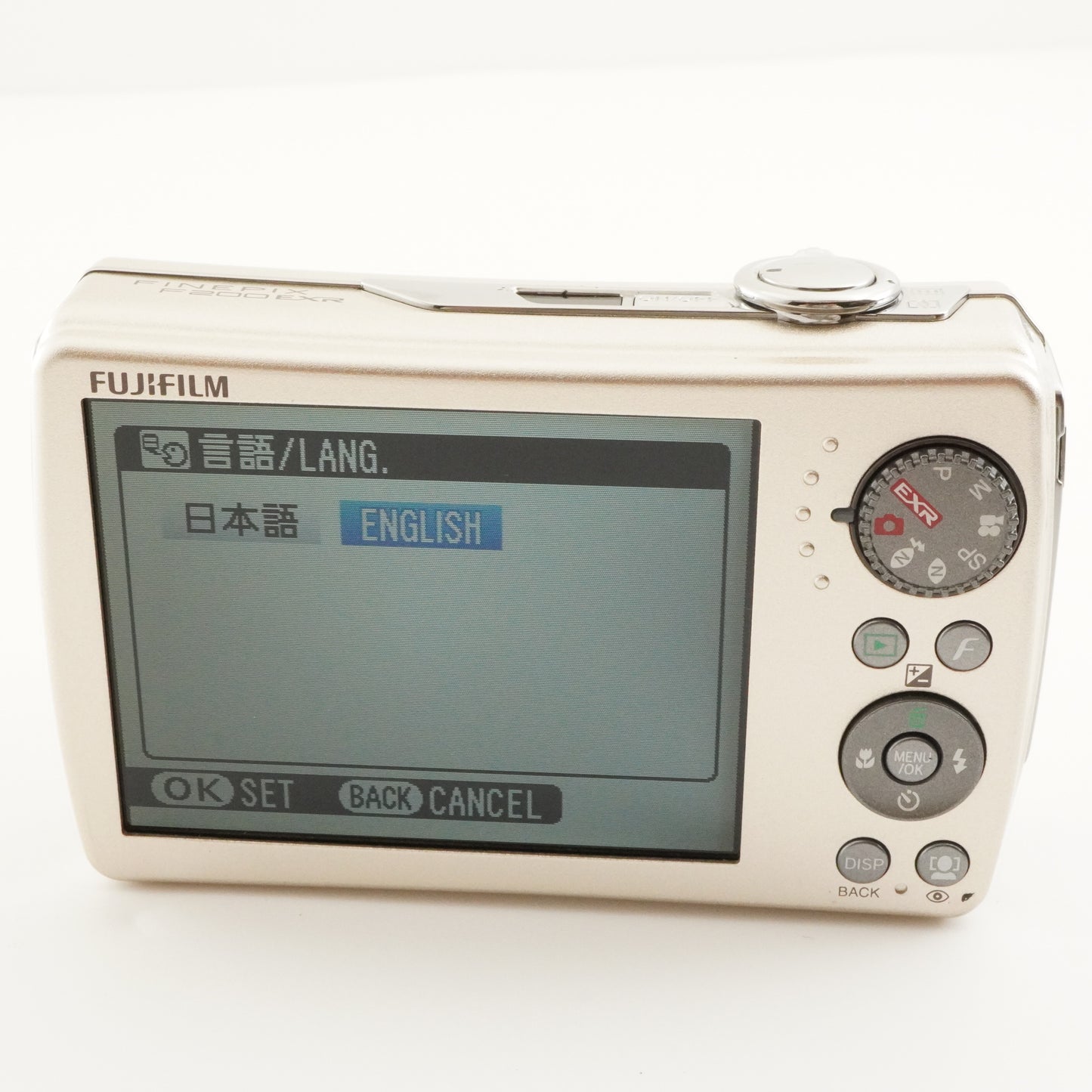 FUJIFILM FinePix F200EXR Silver + 4GB SDHC Card from Japan #7305