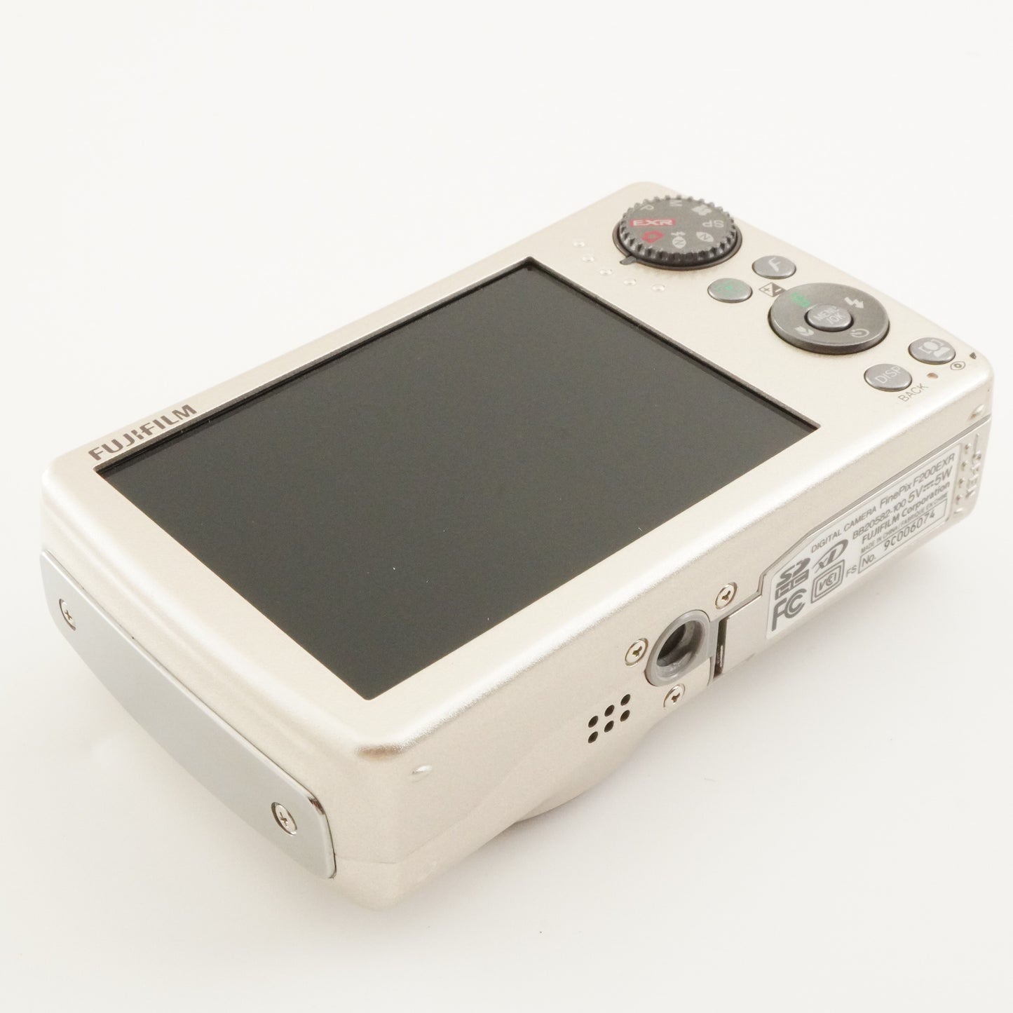 FUJIFILM FinePix F200EXR Silver + 4GB SDHC Card from Japan #7305