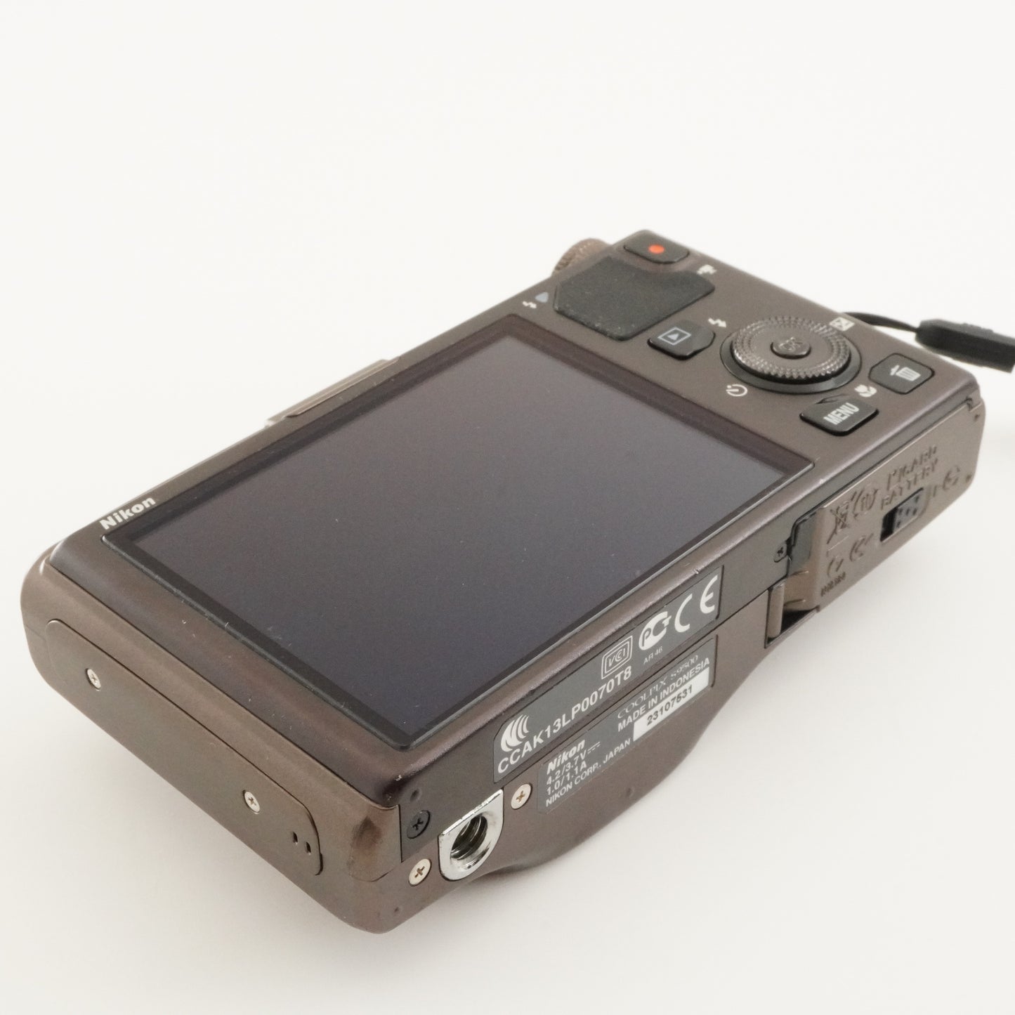 Nikon COOLPIX S9500 Brown With 4GB SDHC Card Digital Camera from Japan #7306