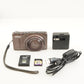 Nikon COOLPIX S9500 Brown With 4GB SDHC Card Digital Camera from Japan #7306