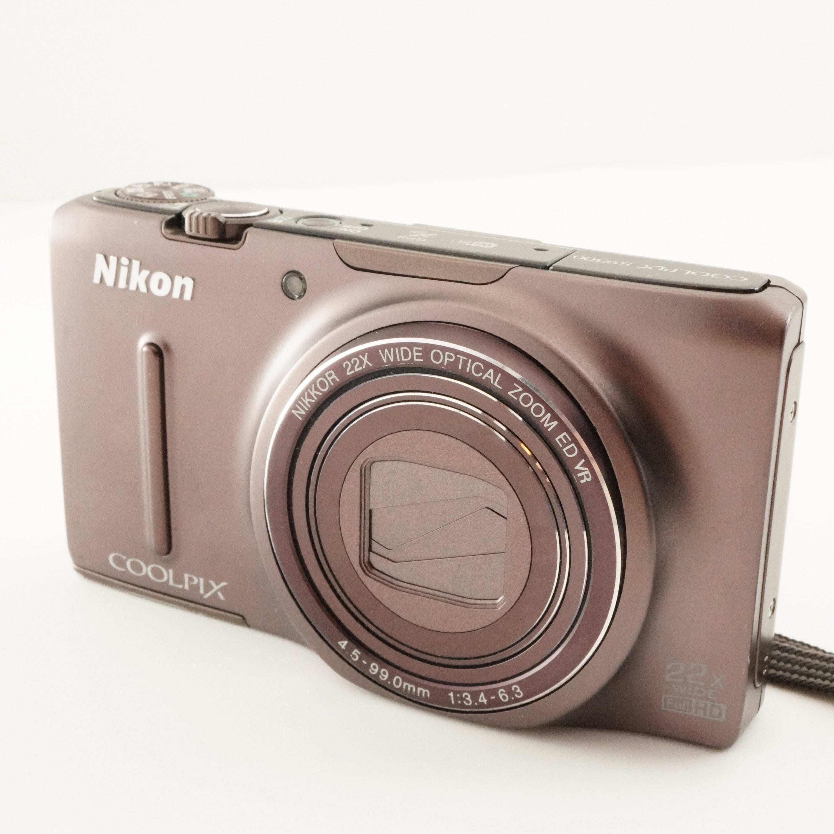 Nikon COOLPIX S9500 Brown With 4GB SDHC Card Digital Camera from