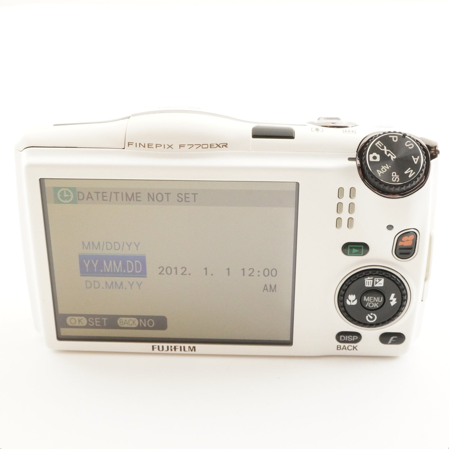 FUJIFILM FinePix F770 EXR White In Box + 4GB SDHC Card from Japan #7543