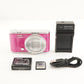 CASIO EXILIM EX-ZR3200 Pink With 4GB SDHC Card Digital Camera from Japan #7674