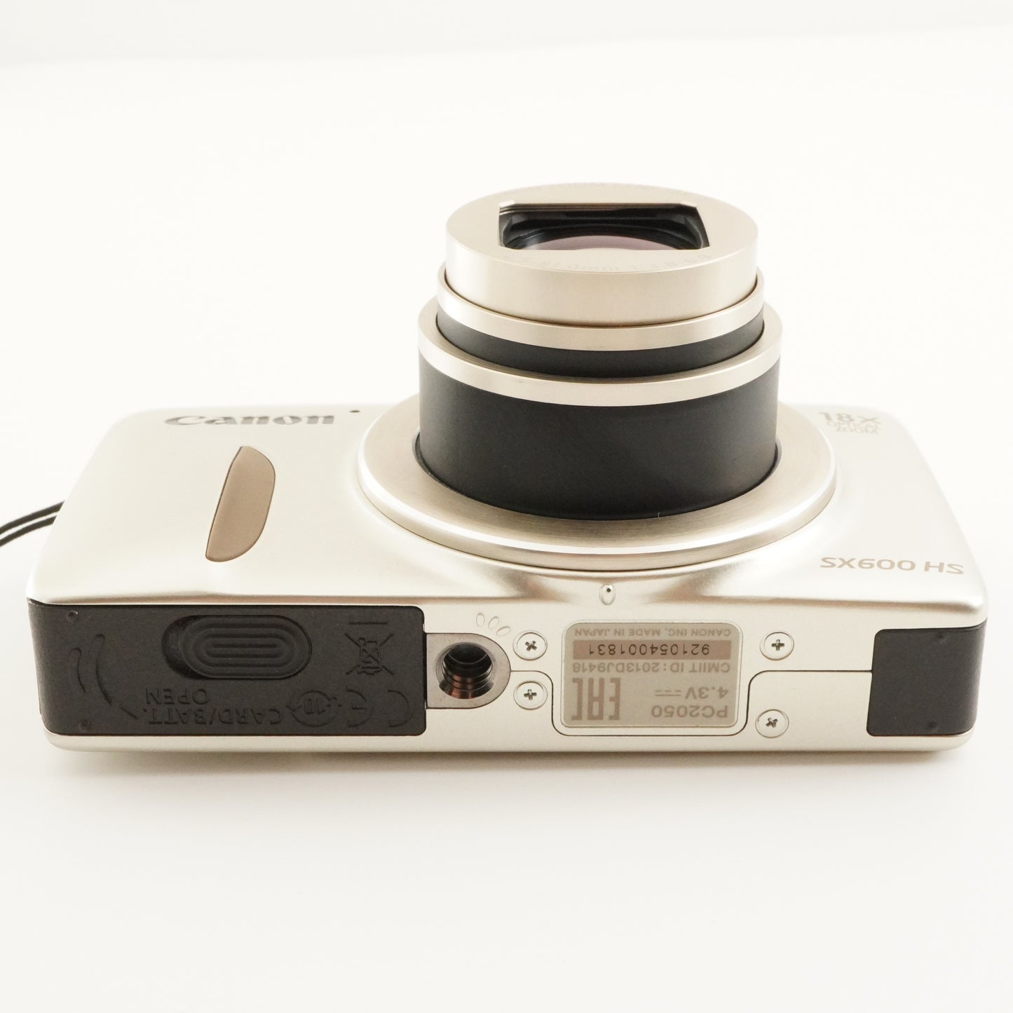 Canon PowerShot SX600 HS Gold With 4GB SDHC Card Digital Camera from Japan #7708