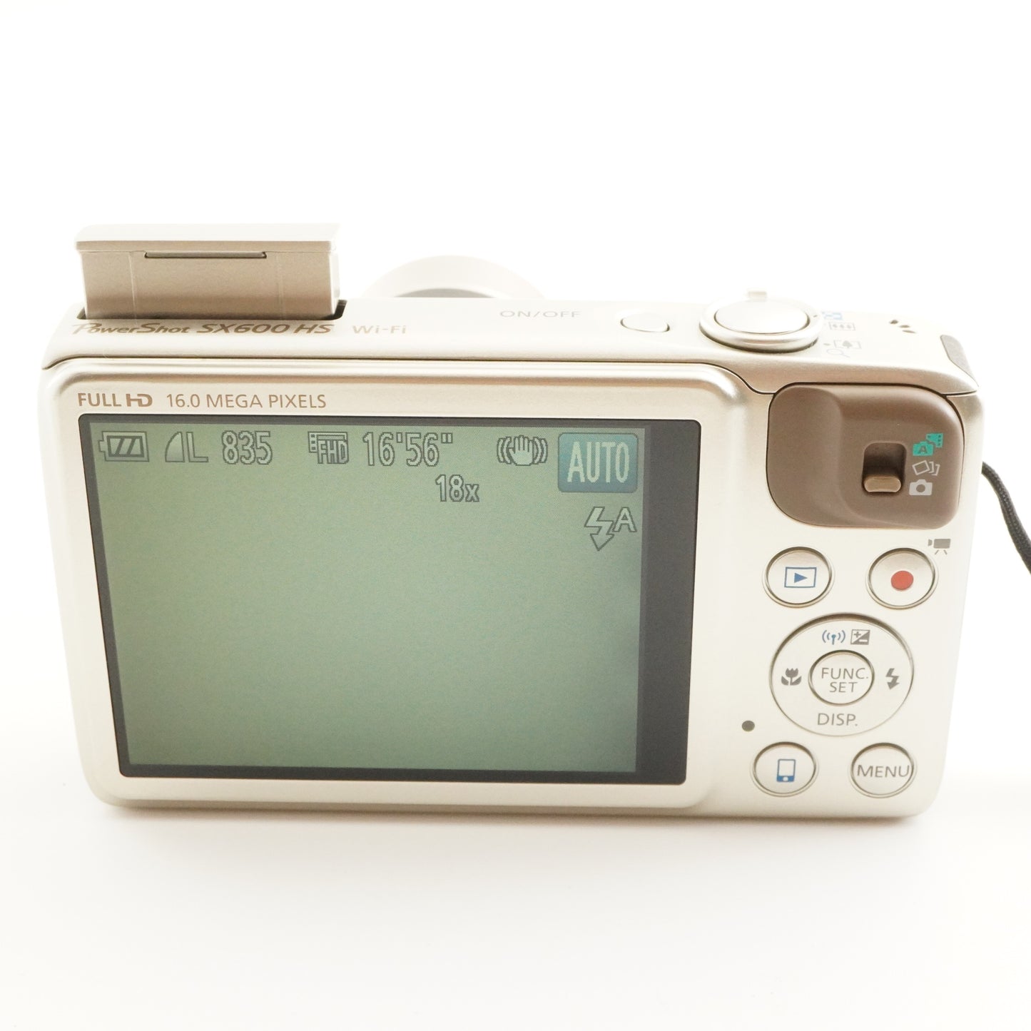 Canon PowerShot SX600 HS Gold With 4GB SDHC Card Digital Camera from Japan #7708