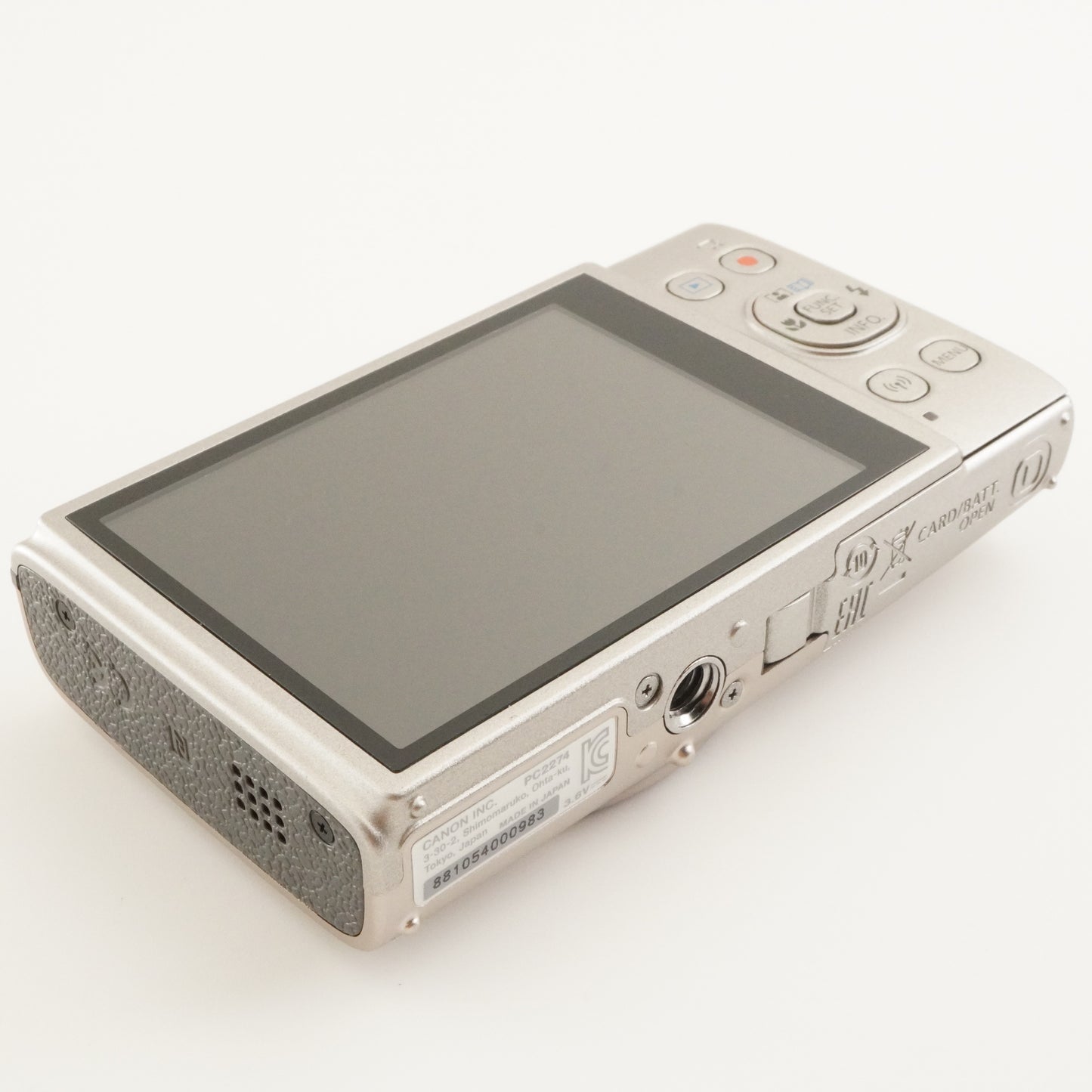 Canon IXY 650 Silver With 4GB SDHC Card Digital Camera from Japan #7735