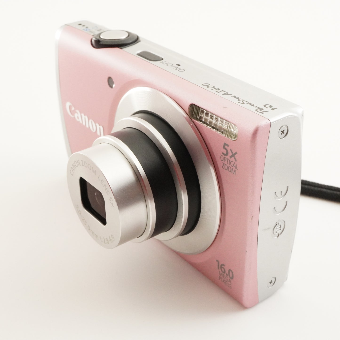 Canon PowerShot A2600 Pink In Box + 4GB SDHC Card Digital Camera from Japan #7739