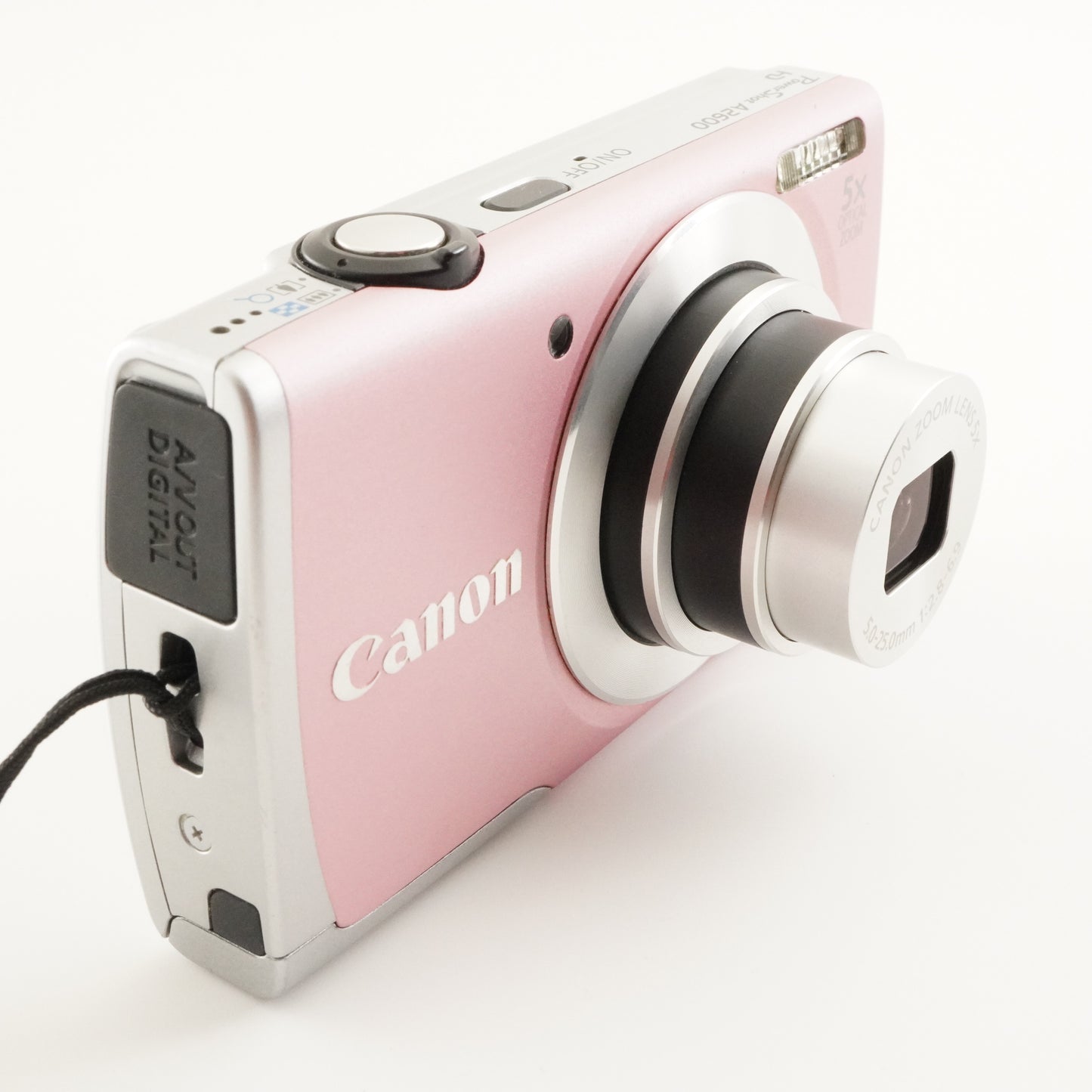 Canon PowerShot A2600 Pink In Box + 4GB SDHC Card Digital Camera from Japan #7739