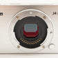 [3,599 Shots] Nikon 1 J4 Silver + 1 NIKKOR 10-30mm +4GB microSD from Japan #7756