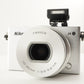 [3,599 Shots] Nikon 1 J4 Silver + 1 NIKKOR 10-30mm +4GB microSD from Japan #7756