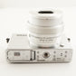 [3,599 Shots] Nikon 1 J4 Silver + 1 NIKKOR 10-30mm +4GB microSD from Japan #7756