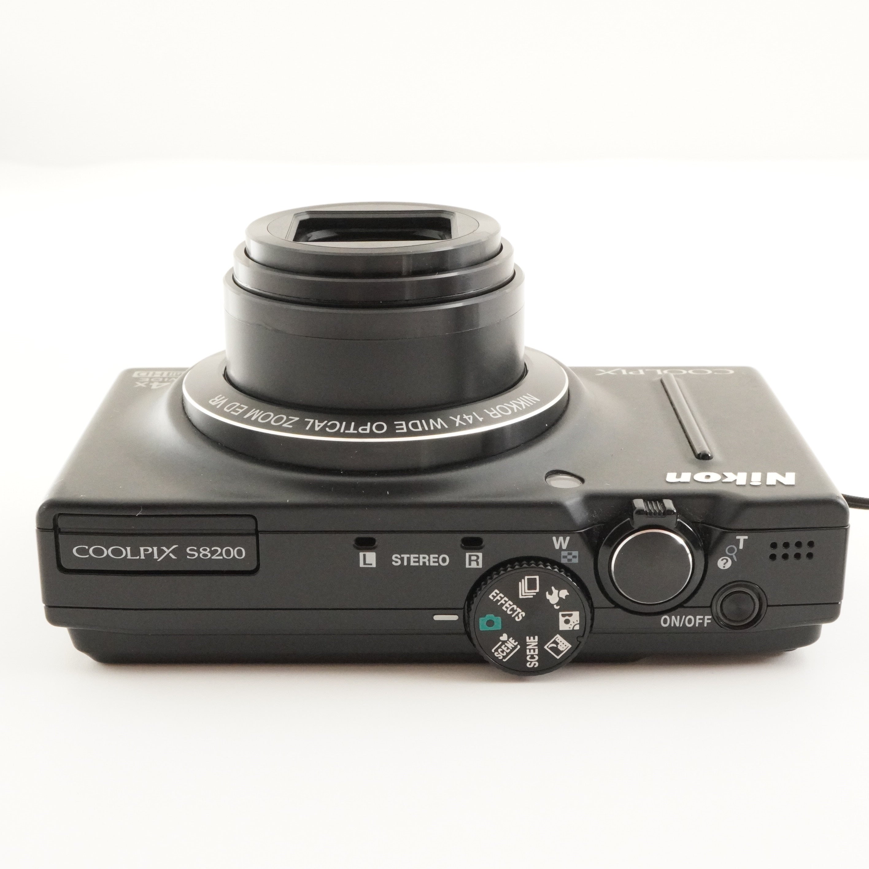 Nikon COOLPIX S8200 Black With 4GB SDHC Card Digital Camera