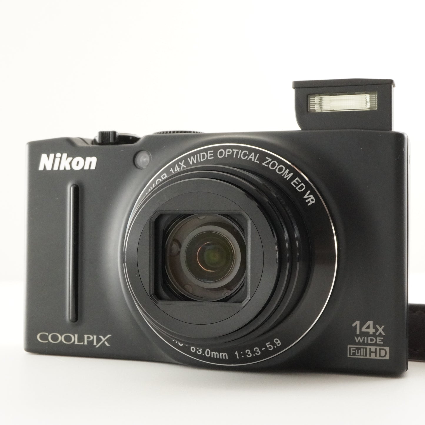 Nikon COOLPIX S8200 Black With 4GB SDHC Card Digital Camera from Japan #7834