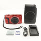 Canon PowerShot SX710 HS Red With Case + 4GB SDHC Card from Japan #7842