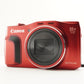 Canon PowerShot SX710 HS Red With Case + 4GB SDHC Card from Japan #7842