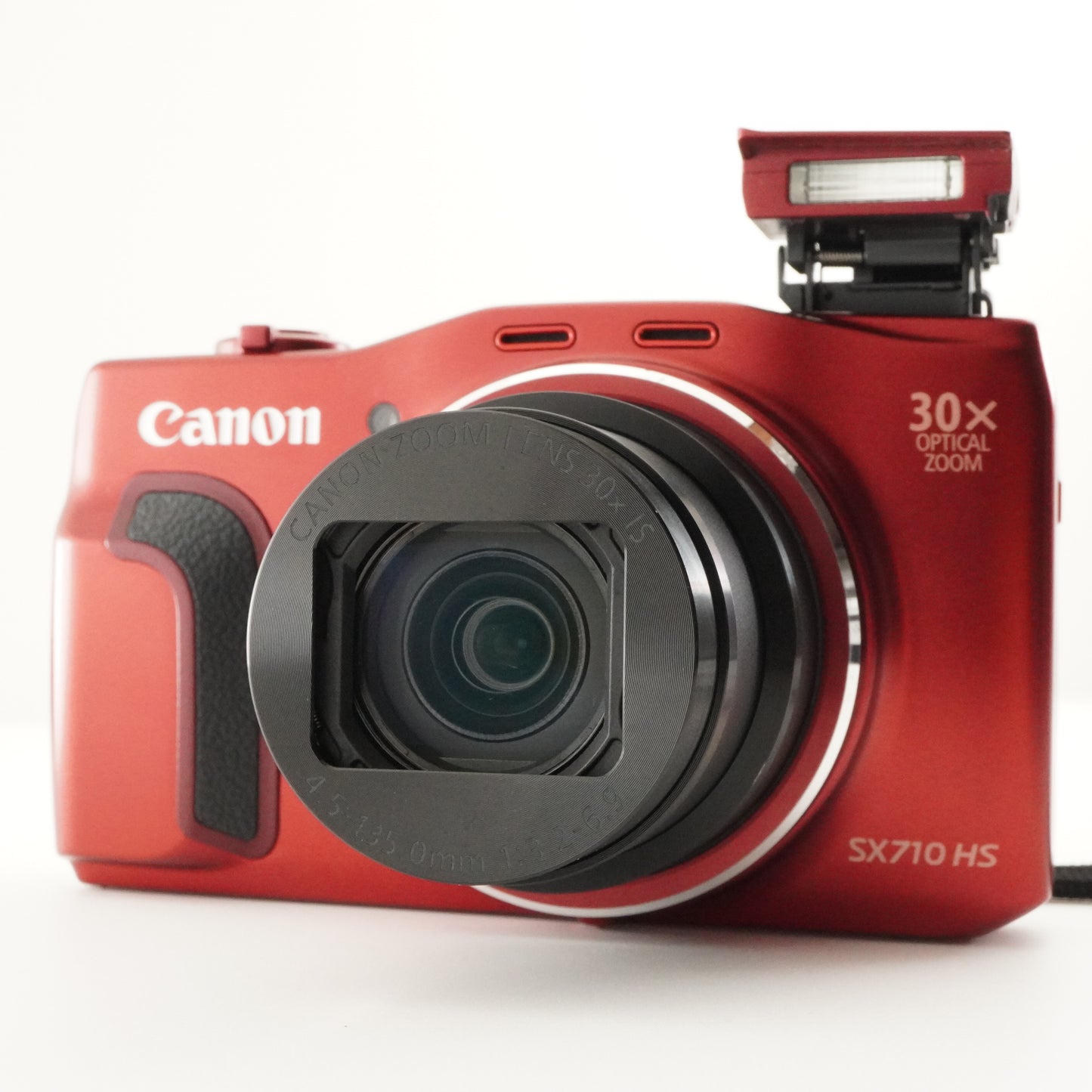 Canon PowerShot SX710 HS Red With Case + 4GB SDHC Card from Japan #7842