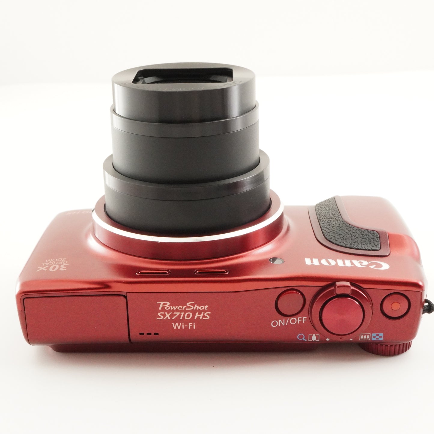Canon PowerShot SX710 HS Red With Case + 4GB SDHC Card from Japan #7842