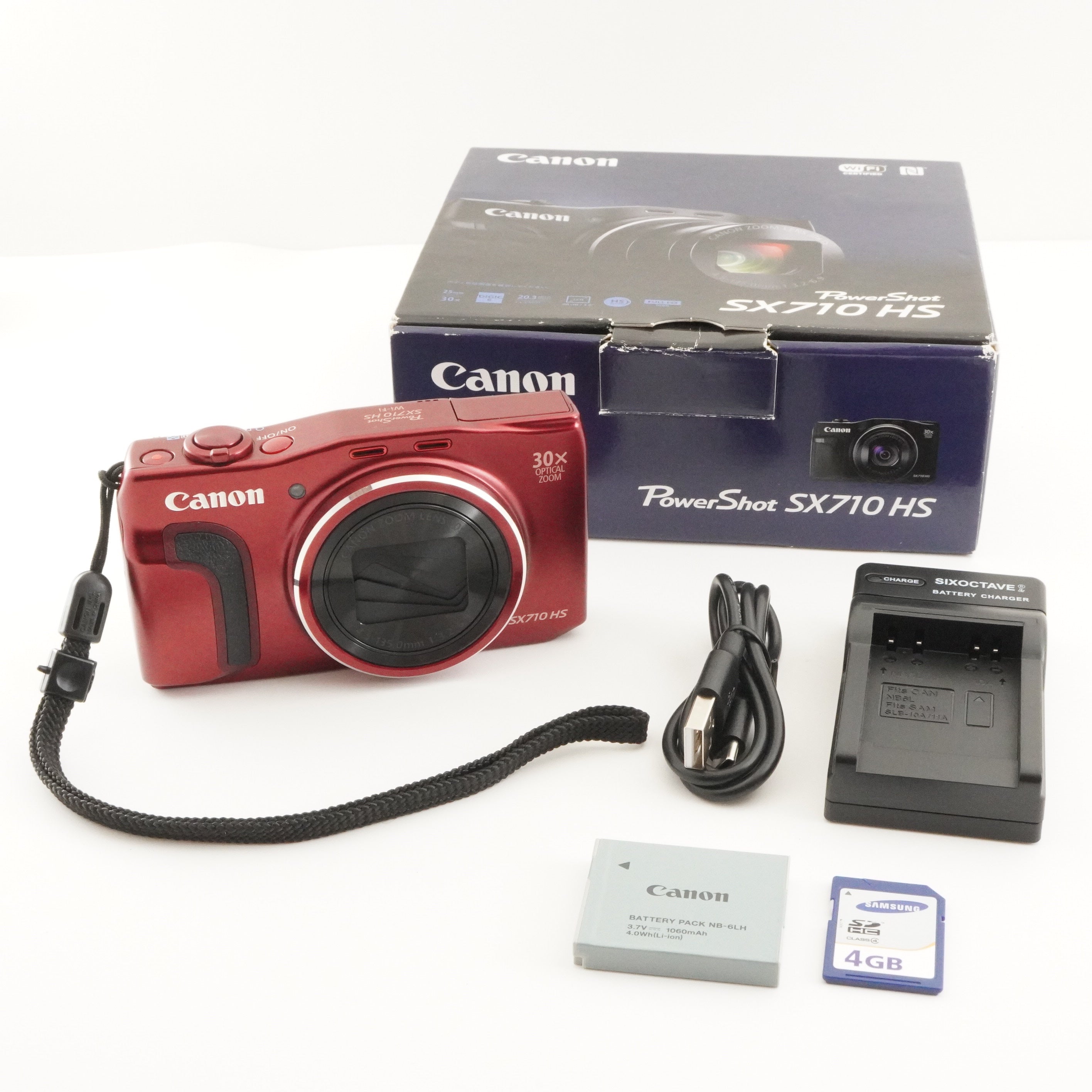 Canon PowerShot SX710 HS レッド 美品 元箱付 Canon PowerShot SX710 HS レッド 美品 元箱付 元箱付き】Canon