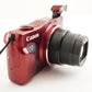 Canon PowerShot SX710 HS Red In Box With 4GB SDHC Card from Japan #7843