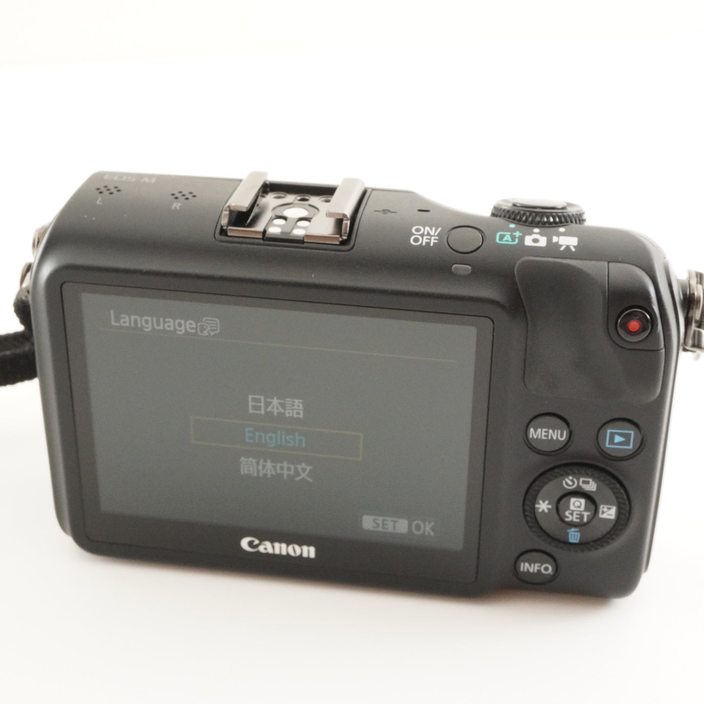 Canon EOS M Black + EF-M 22mm + 18-55mm + Accessories In Box from Japan #7846