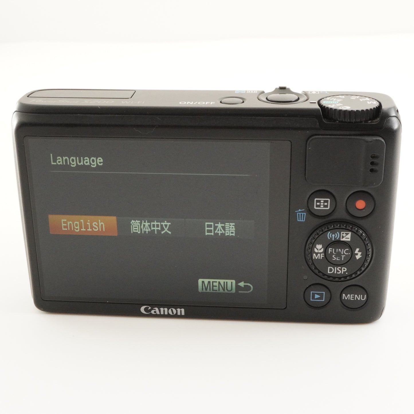 Canon PowerShot S200 Black With 4GB SDHC Card Digital Camera from Japan #7864